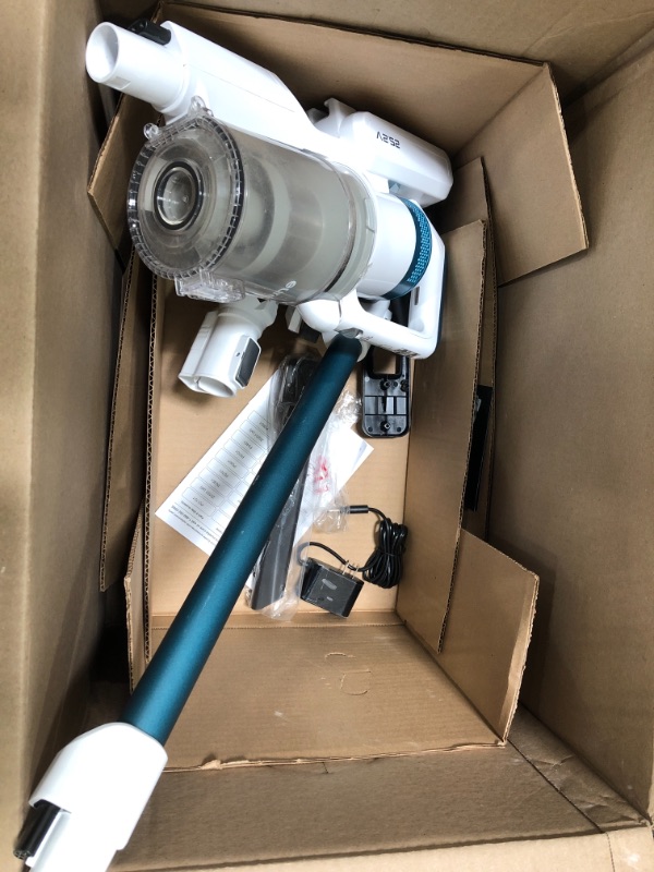 Photo 2 of ***PARTS ONLY*** Eureka RapidClean Pro Lightweight Cordless Vacuum Cleaner, High Efficiency Powerful Digital Motor LED Headlights, Convenient Stick and Handheld Vac, Essential, White
