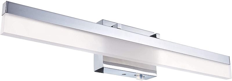 Photo 1 of KINYOTA Modern LED Vanity Lights for Bathroom 24IN 14W Daylight White Chrome Dimmable Bathroom Light Fixtures Bathroom Lights Over Mirror Vanity Lighting Fixtures Bathroom Vanity Light
