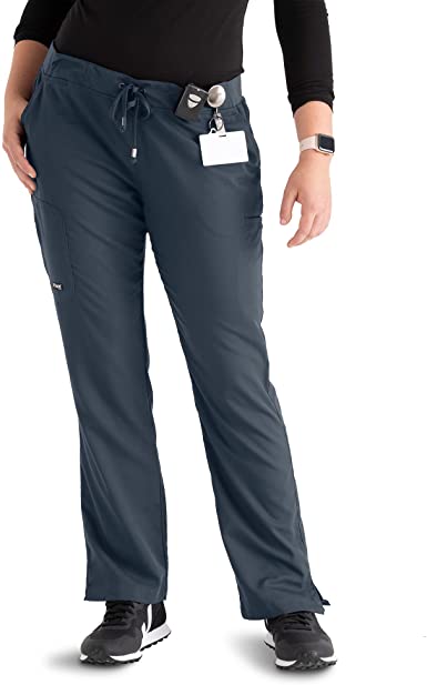 Photo 1 of BARCO Grey's Anatomy Women's Mia Pant, Easy Care Medical Scrub Pants w/ 6 Pockets & Elastic Drawcord Waistband size medium 
