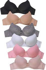 Photo 1 of Mamia Women's 6-Pack Basic Plain Bras 38B