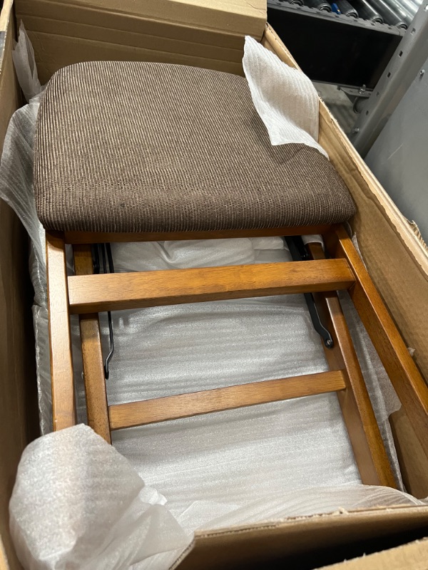 Photo 2 of 2pcks of Stakmore Classic Slat Back Folding Chair Finish, Set of 2, Fruitwood
