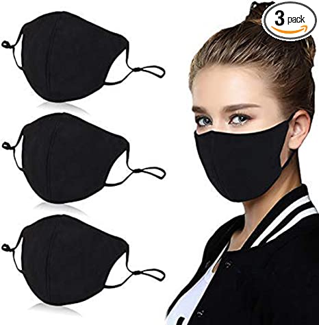 Photo 1 of 2PK-4-layer reusable cotton face shield
