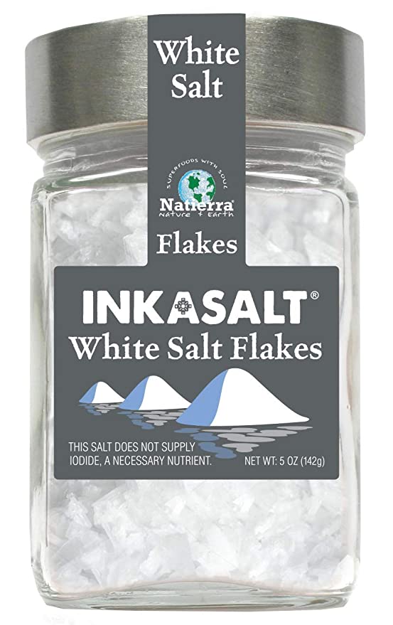 Photo 1 of 3PK-NATIERRA InkaSalt White Salt Flakes | 5 Ounce
