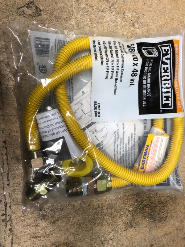 Photo 1 of 4 ft. Gas Range Connector Kit
