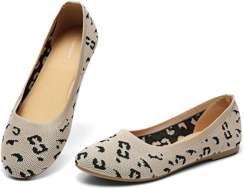 Photo 1 of Size 8 Feel Cloud Leopard Flats