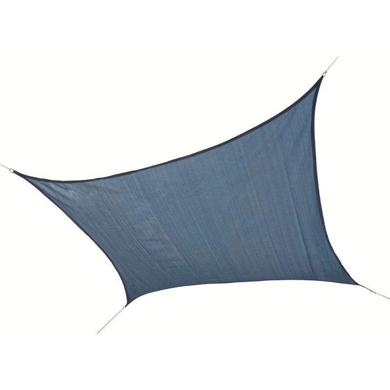 Photo 1 of 12 ft. x 12 ft. Blue Square Shade Sail
