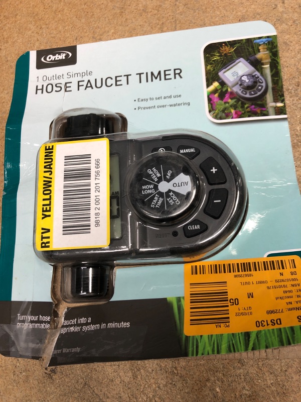 Photo 2 of 1-Outlet Hose Faucet Timer
