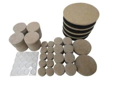 Photo 1 of  Everbilt Assorted Self-Adhesive Round Furniture Sliders, Felt Pads for Hard Floors and Surface Bumpers Value Pack (336Piece)