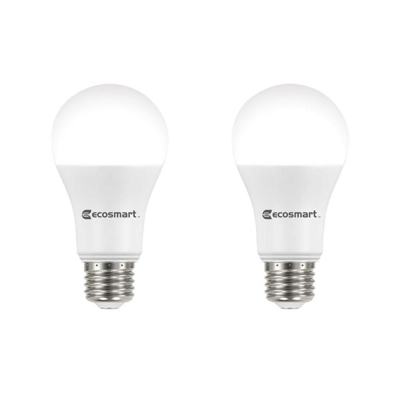 Photo 1 of 4 of- 100-Watt Equivalent A19 Dimmable Energy Star LED Light Bulb Soft White (2-Pack)
