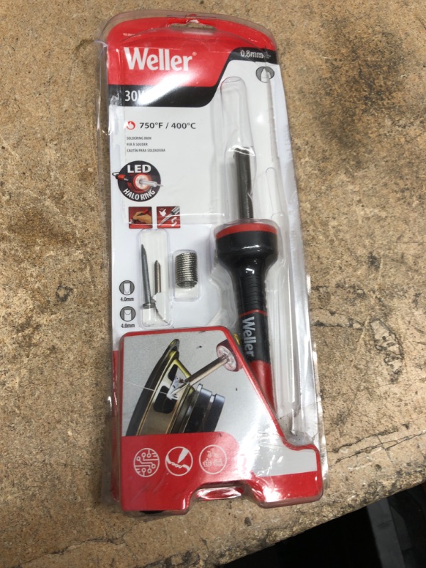 Photo 1 of 30-Watt/120-Volt Corded Soldering Iron Kit with LED Halo Ring
