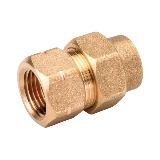 Photo 1 of 2 of- 1/2 in. CSST x 1/2 in. FIPT Brass Female Adapter
