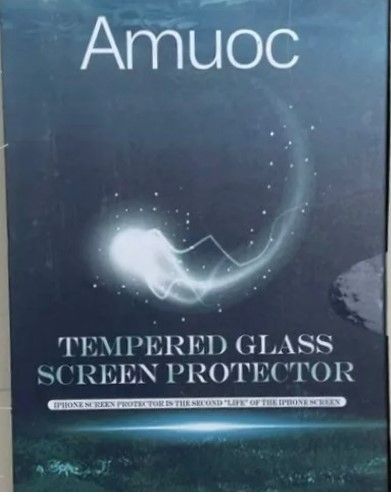 Photo 1 of 2  Amuoc 3 Pk Tempered Glass Screen Protector for iPhone 13/ iPhone 13 Pro x2
