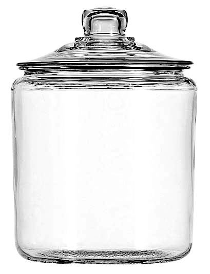 Photo 1 of *READ BELOW** Anchor Hocking Glass Storage Heritage Hill Jar, 1 Gal, Set of 2
