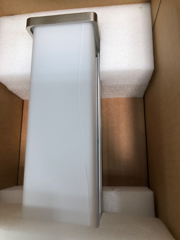 Photo 1 of *READ BELOW** Astrid 24 in. Brushed Nickel 5-CCT LED Bathroom Vanity Light Bar with Frosted Glass
