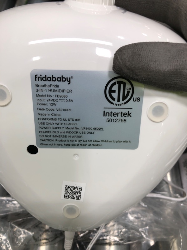 Photo 3 of Fridababy 3-in-1 Humidifier with Diffuser and Nightlight
