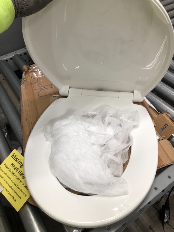 Photo 1 of Bath Royale Premium Round Toilet Seat with Cover, White - Soft Close, Quick Release for Easy Cleaning. Fits All Manufacturers' Round Toilets
