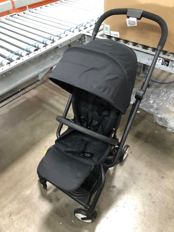 Photo 1 of CYBEX Eezy S Twist 2 Stroller, 360° Rotating Seat, Parent Facing or Forward Facing, One-Hand Recline, Compact Fold, Lightweight Travel Stroller, Stroller for Infants 6 Months+, Deep Black

