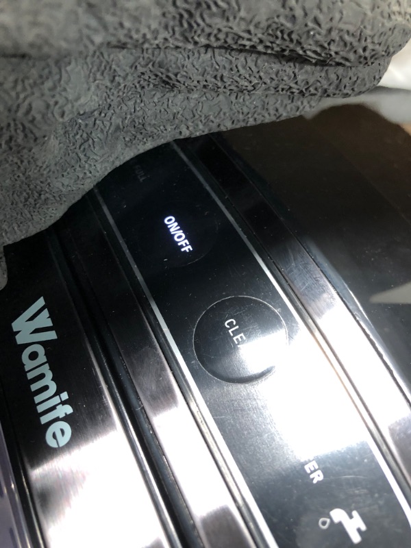 Photo 1 of Wamife Nugget Ice Maker Countertop, Portable Self-Cleaning Pellet Ice Machine, 26lbs in 24Hrs, Stainless Steel Finish Nugget Ice Makers with Ice Scoop & Basket for Home Kitchen RV