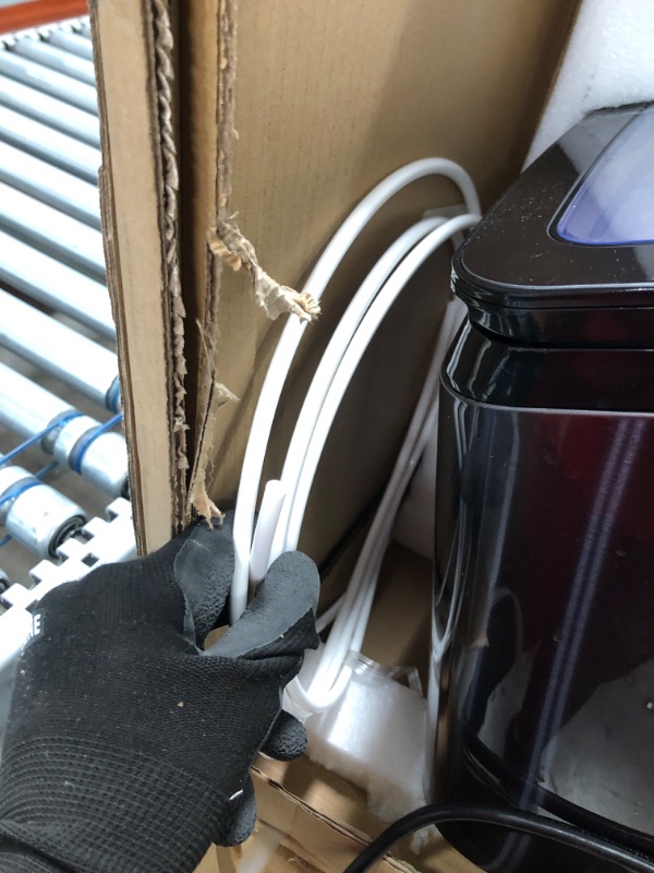 Photo 1 of Wamife Nugget Ice Maker Countertop, Portable Self-Cleaning Pellet Ice Machine, 26lbs in 24Hrs, Stainless Steel Finish Nugget Ice Makers with Ice Scoop & Basket for Home Kitchen RV