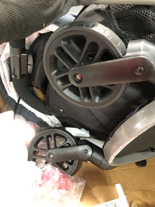 Photo 4 of Graco Modes Pramette Stroller | Baby Stroller with True Bassinet Mode, Reversible Seat, One Hand Fold, Extra Storage, Child Tray, Redmond, Amazon Exclusive
