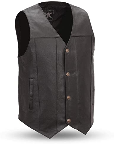 Photo 1 of First Manufacturing Mens Buffalo Nickel Vest with Internal Concealed Gun Pockets - 4X