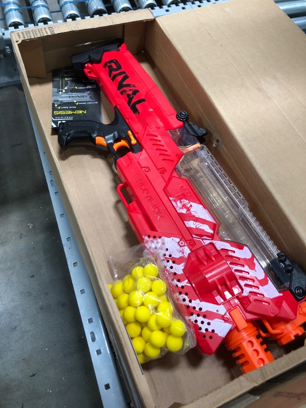 Photo 2 of ***PARTS ONLY*** Nerf Rival Nemesis MXVII-10K, Red