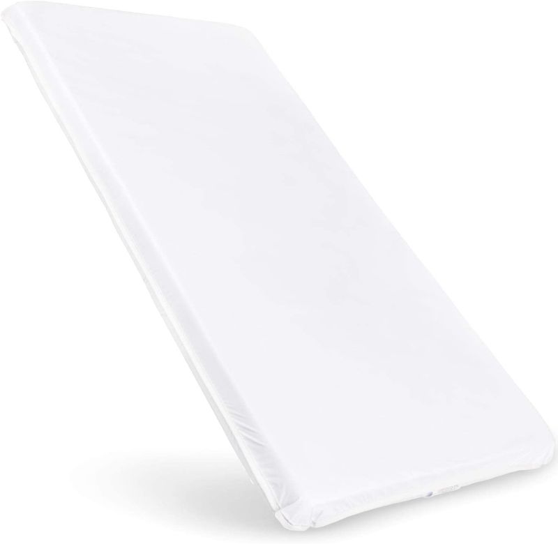 Photo 1 of **DAMAGED***
ABABY Infant Crib Mattress (17 X 31 Inches), White
