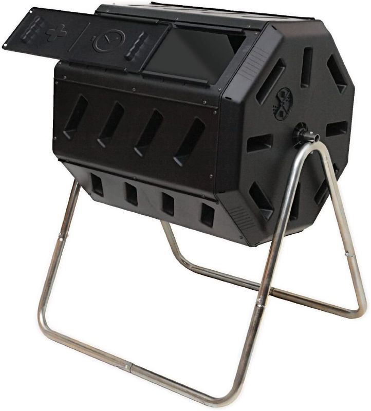 Photo 1 of **INCOMPLETE**
IM4000 Dual Chamber Tumbling Composter (Black)
