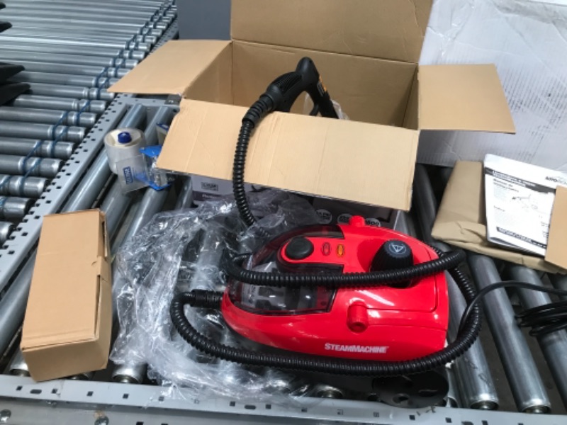 Photo 2 of **INCOMPLETE**
Wagner Spraytech C900054.M, 905e AutoRight SteamMachine Multi-Purpose Steam Cleaner, 12 Accessories Included, Steamer, Steam Cleaners, Steamer for cleaning, Power Steamer, Color May Vary
