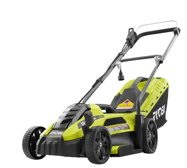 Photo 1 of 13 in. 11 Amp Corded Electric Walk Behind Push Mower
