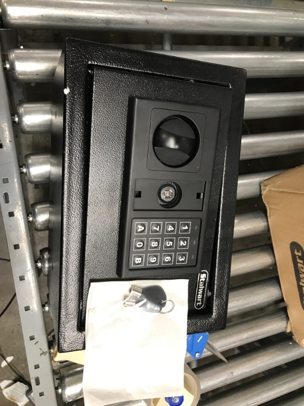 Photo 2 of **INCOMPLETE**
Stalwart Electronic Digital Steel Safe Box with LED Keypad and 2 Manual Override Keys – Protect Money, Jewelry, Passports, and Documents – For Home, Business, and Travel (65-EN-20)