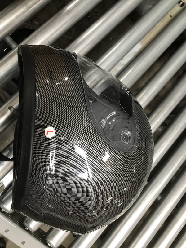 Photo 3 of **LOOK ALIKE**
Conquer Carbon Fiber Full Face Auto Racing Helmet Snell SA20 (Large)
NOT REAL BRAND