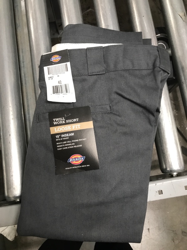 Photo 2 of Dickies Men's 15 Inch Inseam Work Short with Multi Use Pocket (42)
