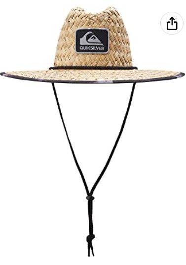 Photo 1 of **DAMAGED**
Quiksilver Men's Outsider Lifeguard Beach Sun Straw Hat (XXL)
