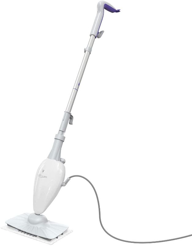 Photo 1 of **DAMAGED**
Steam Mop,LIGHT 'N' EASY Floor Steamers for Hardwood and Tile,Lightweight Steam Mops for Laminate Floor,Carpet Steamer,Wood Floor Mop Steam Cleaners,7618ANW

