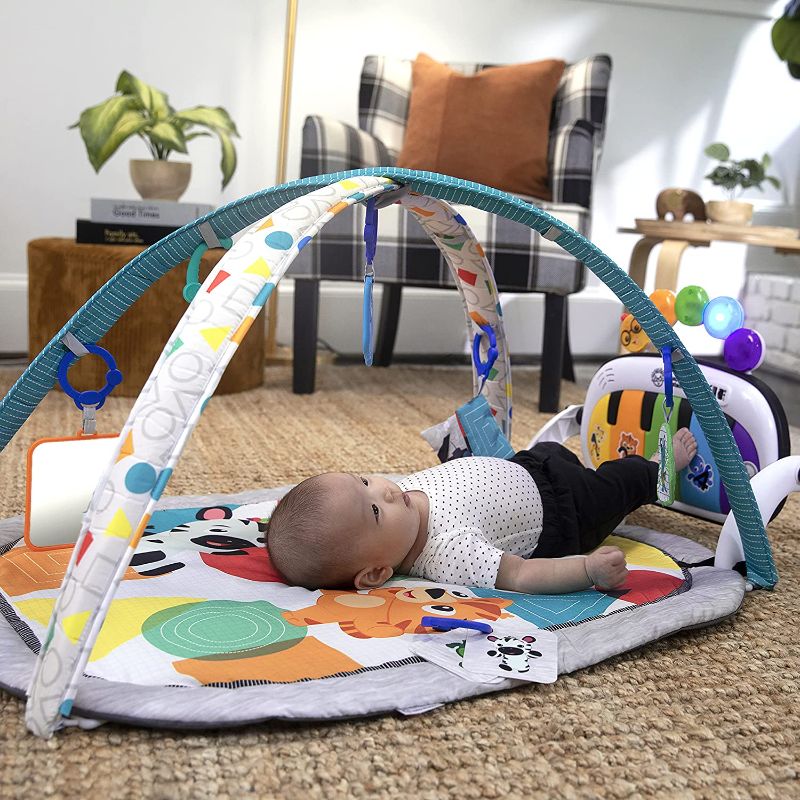 Photo 1 of **INCOMPLETE**
Baby Einstein 4-in-1 Kickin' Tunes Music and Language Play Gym and Piano Tummy Time Activity Mat
