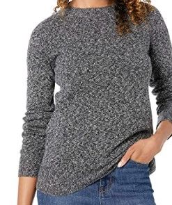 Photo 1 of Amazon Essentials Women's Classic-Fit Soft Touch Long-Sleeve Crewneck Sweater (small)
