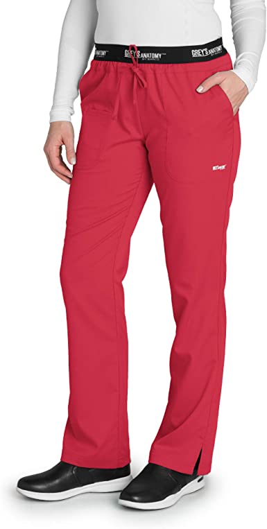 Photo 1 of BARCO Grey's Anatomy Women's Aubrey Pant, Athletic Medical Scrub Pants w/ 3 Pockets & Elastic Drawcord Waistband
