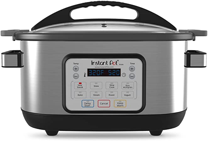 Photo 1 of  Instant Pot Aura 10-in-1 Multicooker Slow Cooker, 10 One-Touch Programs, 6 Qt, Silver (AURA 6Qt)
