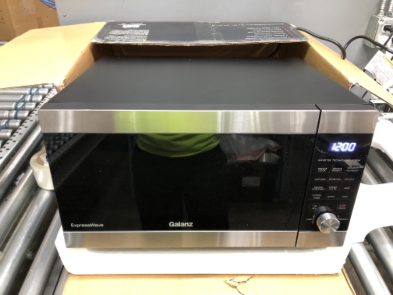 Photo 1 of ***PARTS ONLY*** Galanz Microwave Oven ExpressWave with Patented Inverter Technology, Sensor Cook & Sensor Reheat, 10 Variable Power Levels, Express Cooking Knob, 1100W 1.6 Cu Ft Stainless Steel GEWWD16S1SV11 21.86 x 17.69 x 12.25 inches

