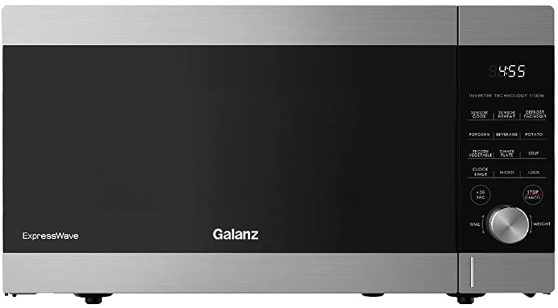 Photo 1 of ***PARTS ONLY*** Galanz Microwave Oven ExpressWave with Patented Inverter Technology, Sensor Cook & Sensor Reheat, 10 Variable Power Levels, Express Cooking Knob, 1100W 1.6 Cu Ft Stainless Steel GEWWD16S1SV11 21.86 x 17.69 x 12.25 inches

