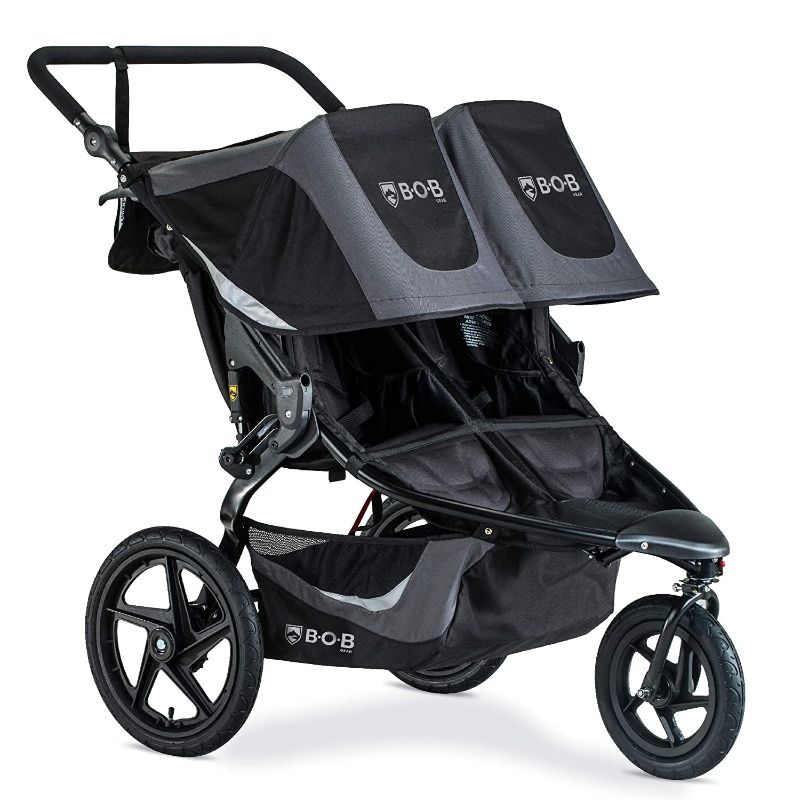 Photo 1 of USED: BOB Gear Revolution Flex 3.0 Duallie Double Jogging Stroller, Graphite Black
?48 x 30.5 x 45 inches
