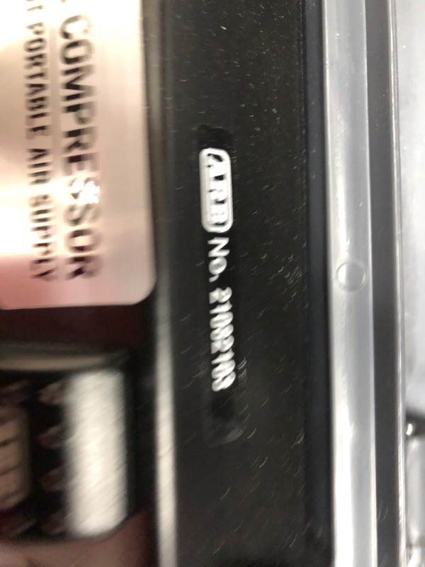 Photo 4 of ARB Inflation Kit Air Compressor and Orange Air Hose Pump Up Kit with Quick Fitting Bundle On Board System, CKMA12 and 171302 Part Numbers in a New Air Systems Printed Box (Compressor & Inflation Kit)
