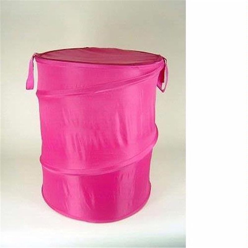 Photo 1 of Redmon pop up Hamper, 18" Diameter x 22" Height, Pink
