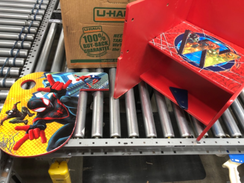 Photo 2 of Delta Children Chair Desk With Storage Bin, Spider-Man
