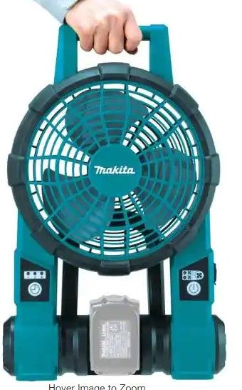 Photo 1 of Makita
18-Volt LXT Lithium-Ion Cordless Job site Fan (Tool-Only)