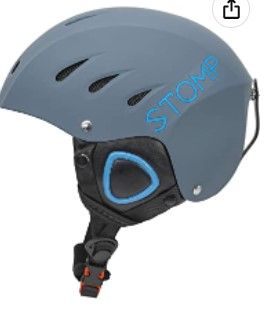 Photo 1 of Stomp Ski & Snowboarding Snow Sports Helmet with Build-in Pocket in Ear Pads for Wireless Drop-in Headphone
size small