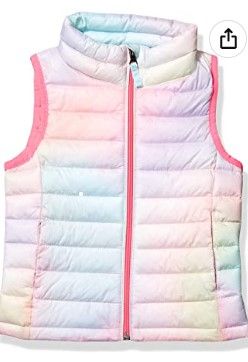 Photo 1 of Amazon Essentials Girls and Toddlers' Lightweight Water-Resistant Packable Puffer Vest
medium