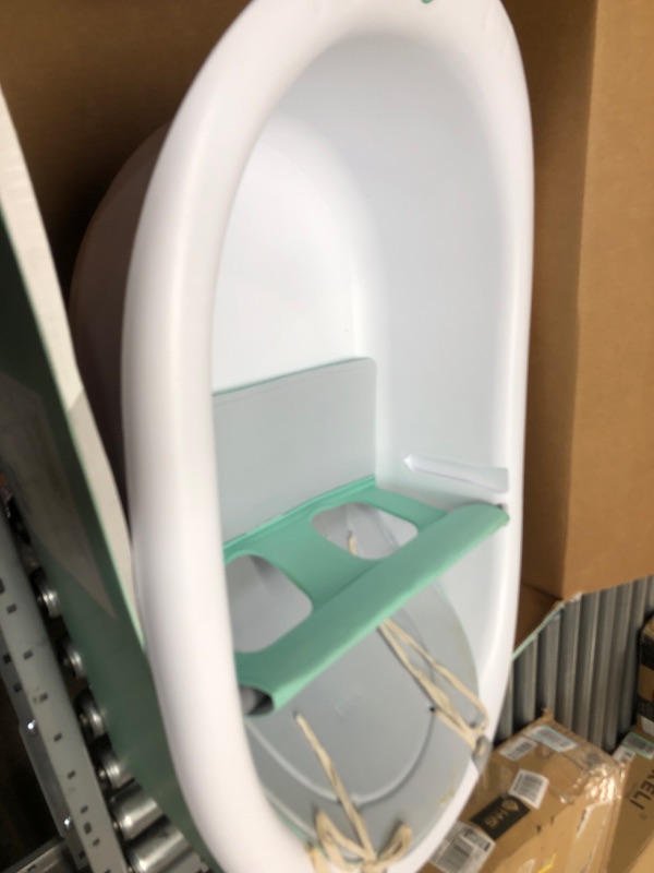 Photo 2 of Fridababy 4-in-1 Grow-with-Me Bath Tub in White
