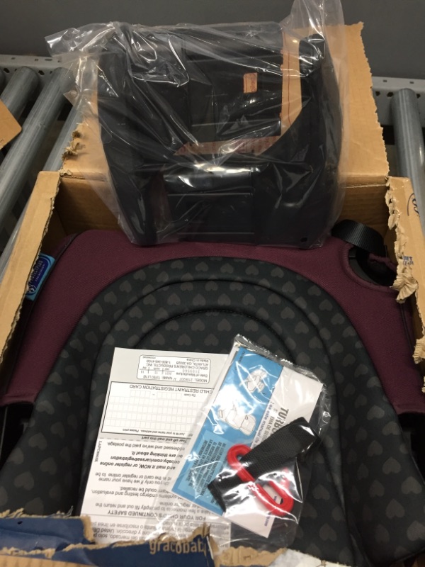 Photo 2 of Graco® TurboBooster® LX Backless Booster with Affix Latch | Backless Booster Seat for Big Kids Transitioning to Vehicle Seat Belt, Kass
